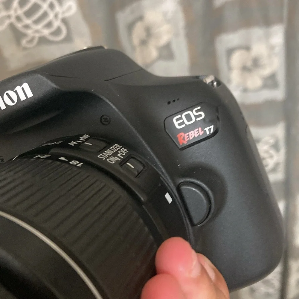 Canon Black Digital Camera with 18-55mm Lens